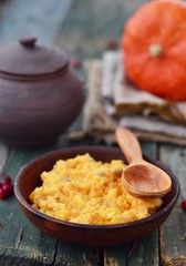pumpkin and millet kasha