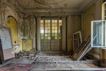 Beautiful, forgotten and destroyed house