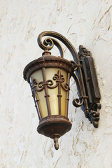 wall lamp with background