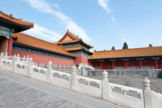 One of the towers in Forbidden City, Beijing, China