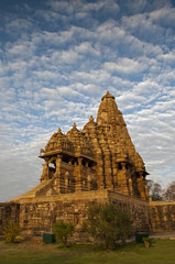 Fototapeta na wymiar Kandariya Mahadeva Temple, Khajuraho, India - UNESCO site.