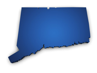Map Of Connecticut 3d Shape - 58123069