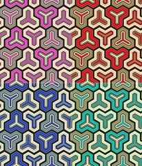 seamless japanese crest pattern