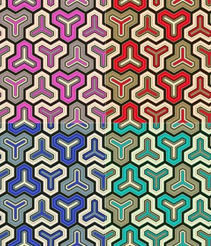seamless japanese crest pattern