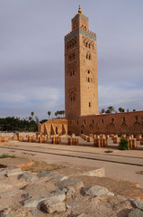 Koutoubia Mosque in  Marrakech