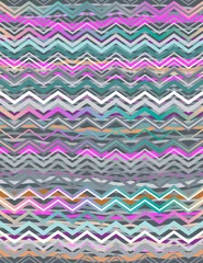 Zelfklevend Fotobehang Zigzag zachte grijze zigzag naadloze achtergrond
