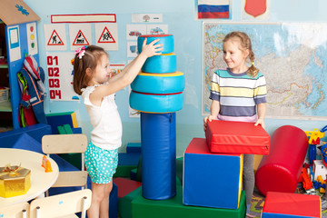 Child in kindergarten