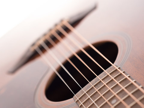 acoustic guitar, abstract background