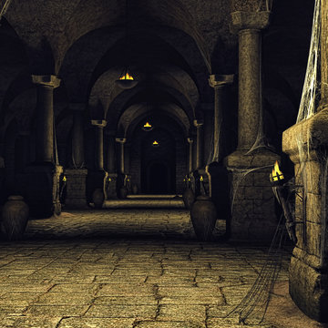 Średniowieczny korytarz