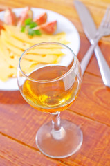 wine and cheese