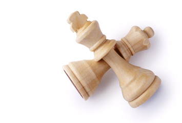 Crossed chess pieces - kings