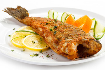 Fish dish - fried trout