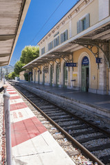 Aubagne, near Marseille, France, station..
