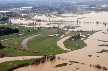 Fototapeta na wymiar Powód¼ w stanie Waszyngton