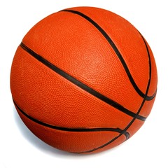 Obraz premium Basketball on white