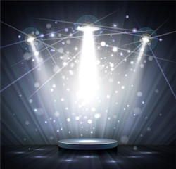 spotlight effect scene background