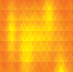 Orange pattern of geometric shape. Colorful mosaic