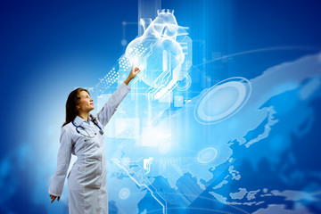 Woman cardiologist