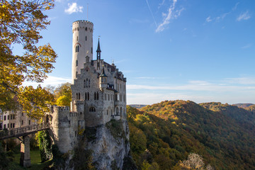 Schloss Lichtenstein Herbst