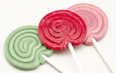 Piruletas de caramelo