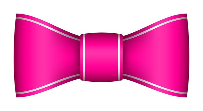 Pink Christmas Ribbon Bow