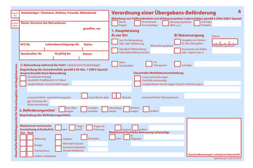 Spaß-Antrag, Krankentransport nach Zeche