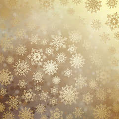 Christmas background with snowflakes