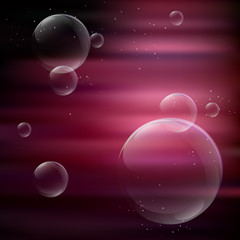 Vector mystical background