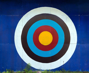 Standard target for decoration on wall