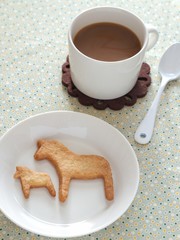 馬の形のクッキー