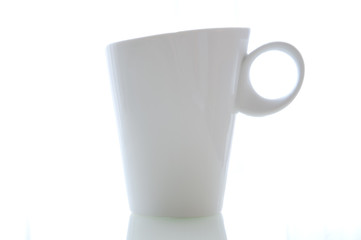 A cup of coffee as isolated picture