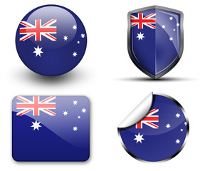 Australia flag icons