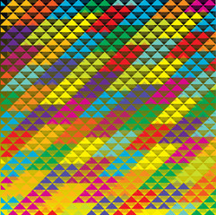 abstract bright triangles background