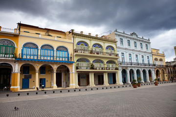 Naklejka na ściany i meble Havana. View of the old city