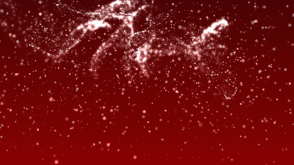 Background Animation of Marry Christmas and Happy New Year - Powered by Adobe