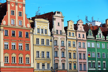 Obraz premium Market square in Wroclaw, Poland