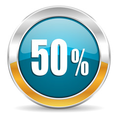 50 percent icon