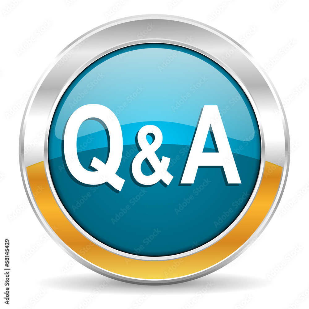 Poster question answer icon