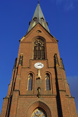 Fototapeta na wymiar Kościół parafialny St Marien w Lünen (niedaleko Dortmund)