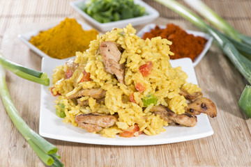 Portion of Curry Rice