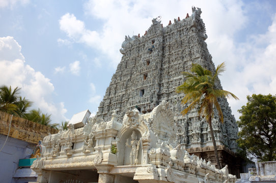 Suchindram temple. Kanniyakumari, Tamilnadu, Kerala, India