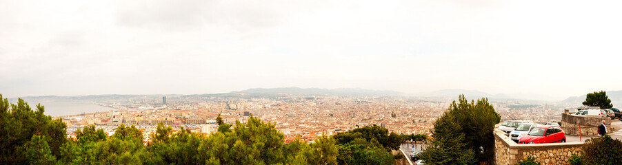 Fototapeta na wymiar Panorama of Marseille, France