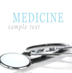 Stethoscope isolated on white background