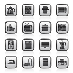 home equipment icons - vector icon set