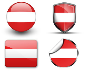 Austria flag icons