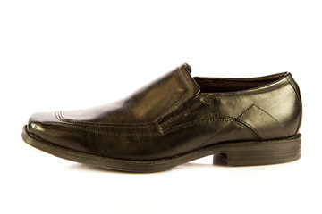 Classic man's shoes isolated on white background