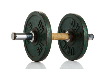 dumbbell isolated on white background