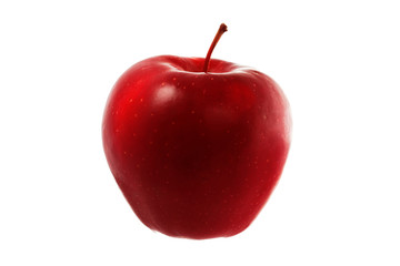 Fototapeta na wymiar Red apple, isolated on white