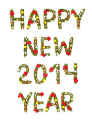New Year's Eve greeting. 2012