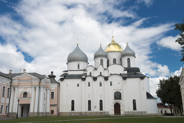 Fototapeta na wymiar Sant Sophia Cathedral in Novgorod, Russia